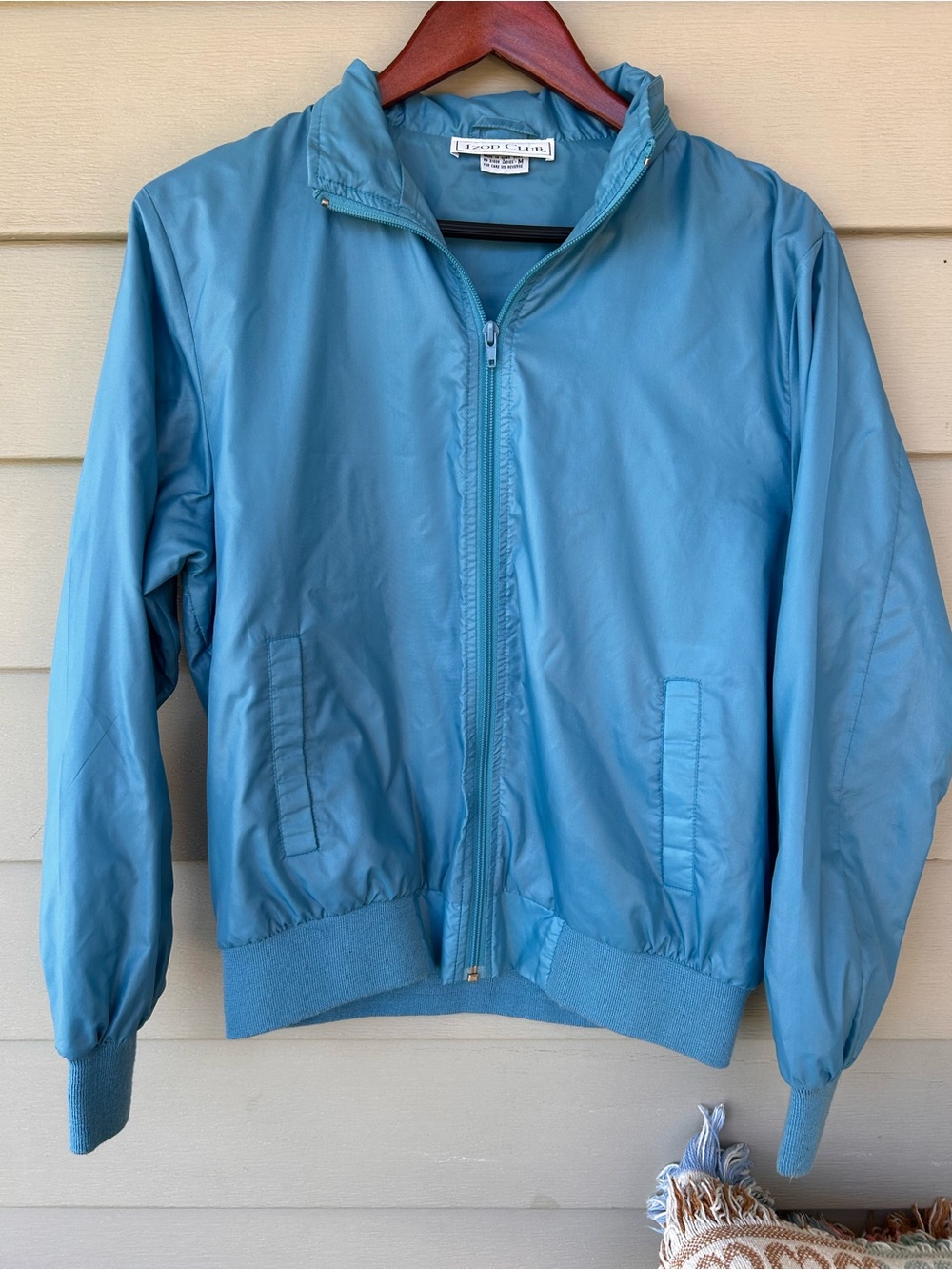 Izod Club Light Aqua Zip-Up Jacket